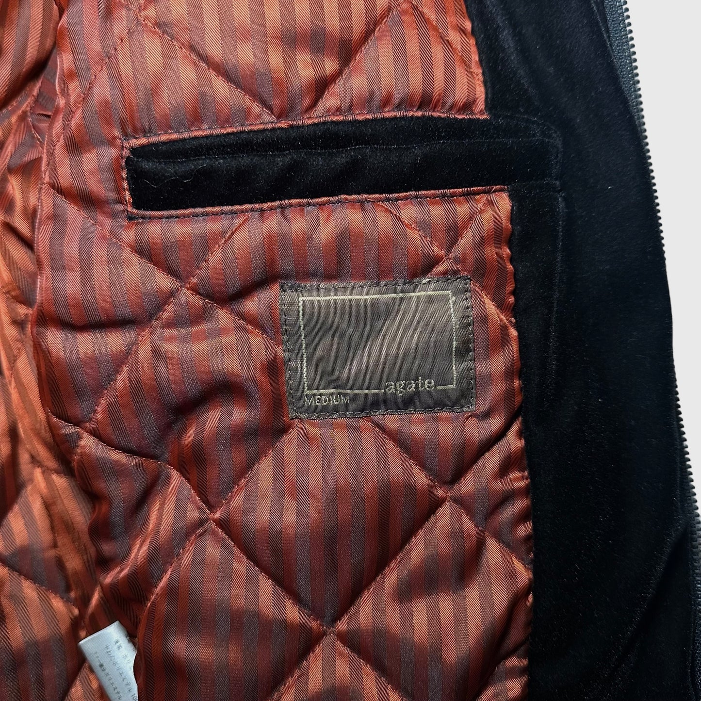 Agate Faux Fur Rider’s Jacket Black