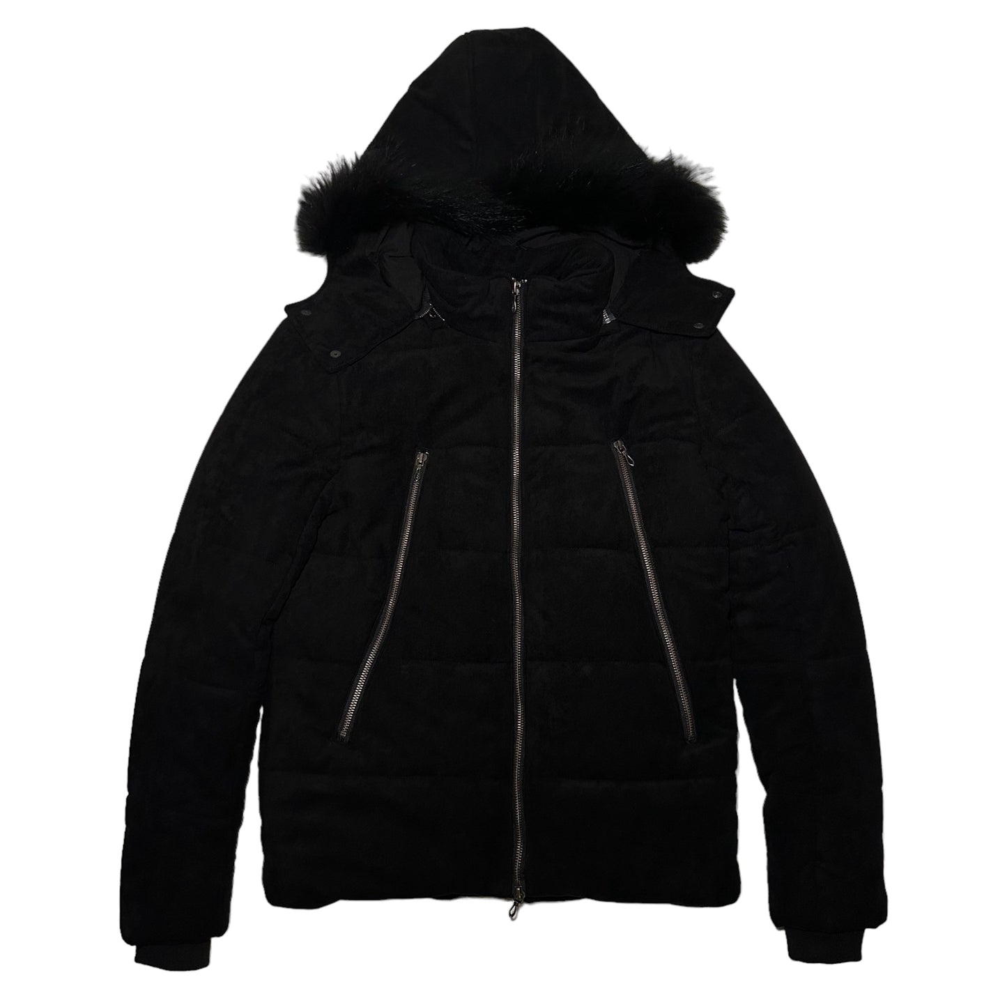 FUGA Gimmick Zip Puffer w Fur Hood