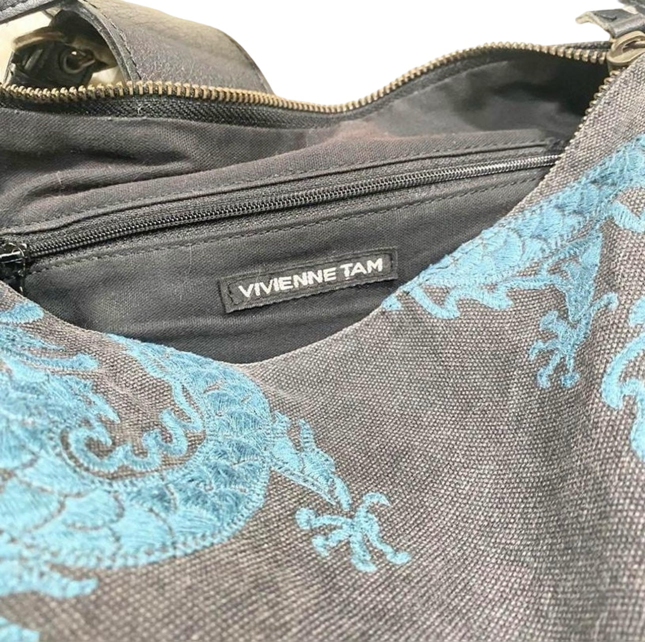 Vivienne Tam Dragon Purse Bag Black