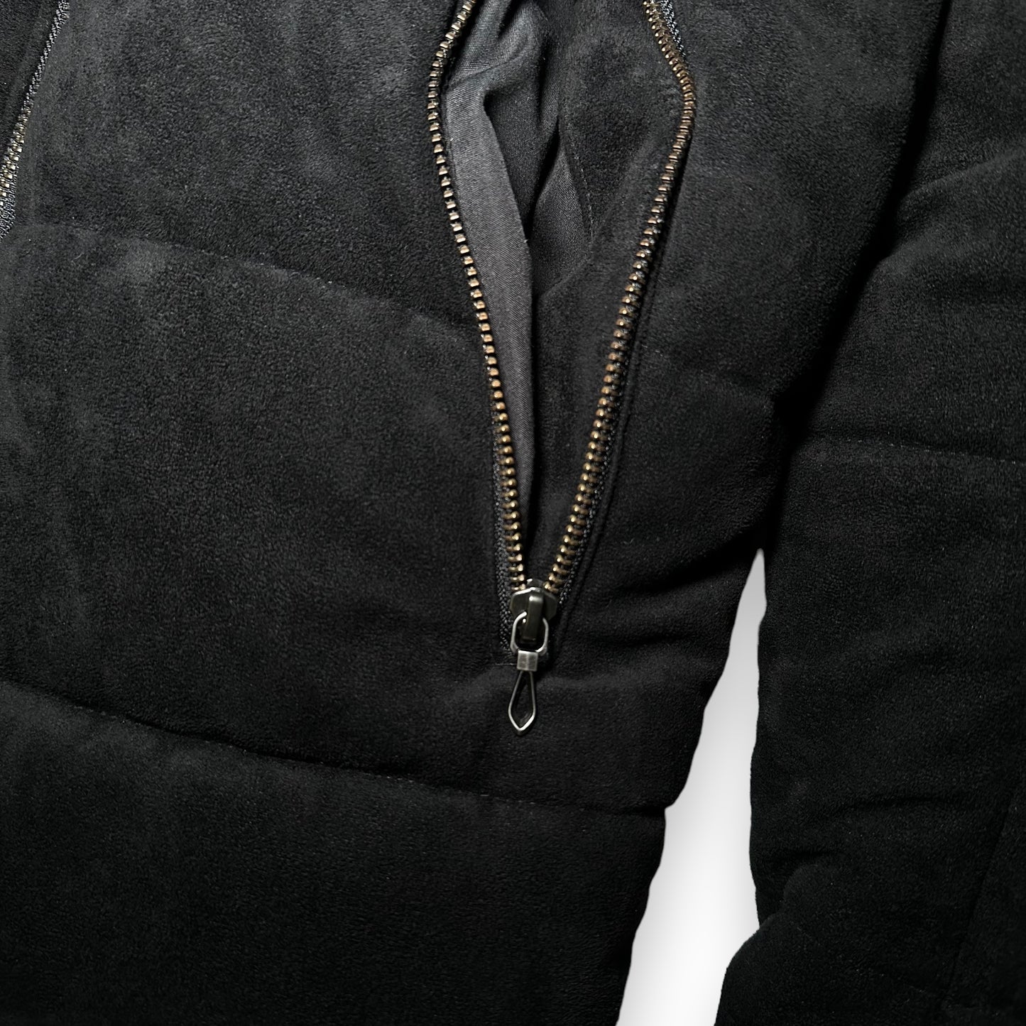 FUGA Gimmick Zip Puffer w Fur Hood