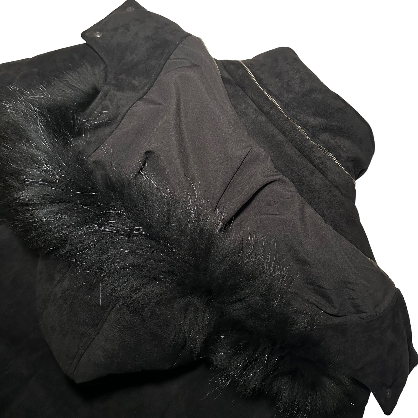 FUGA Gimmick Zip Puffer w Fur Hood