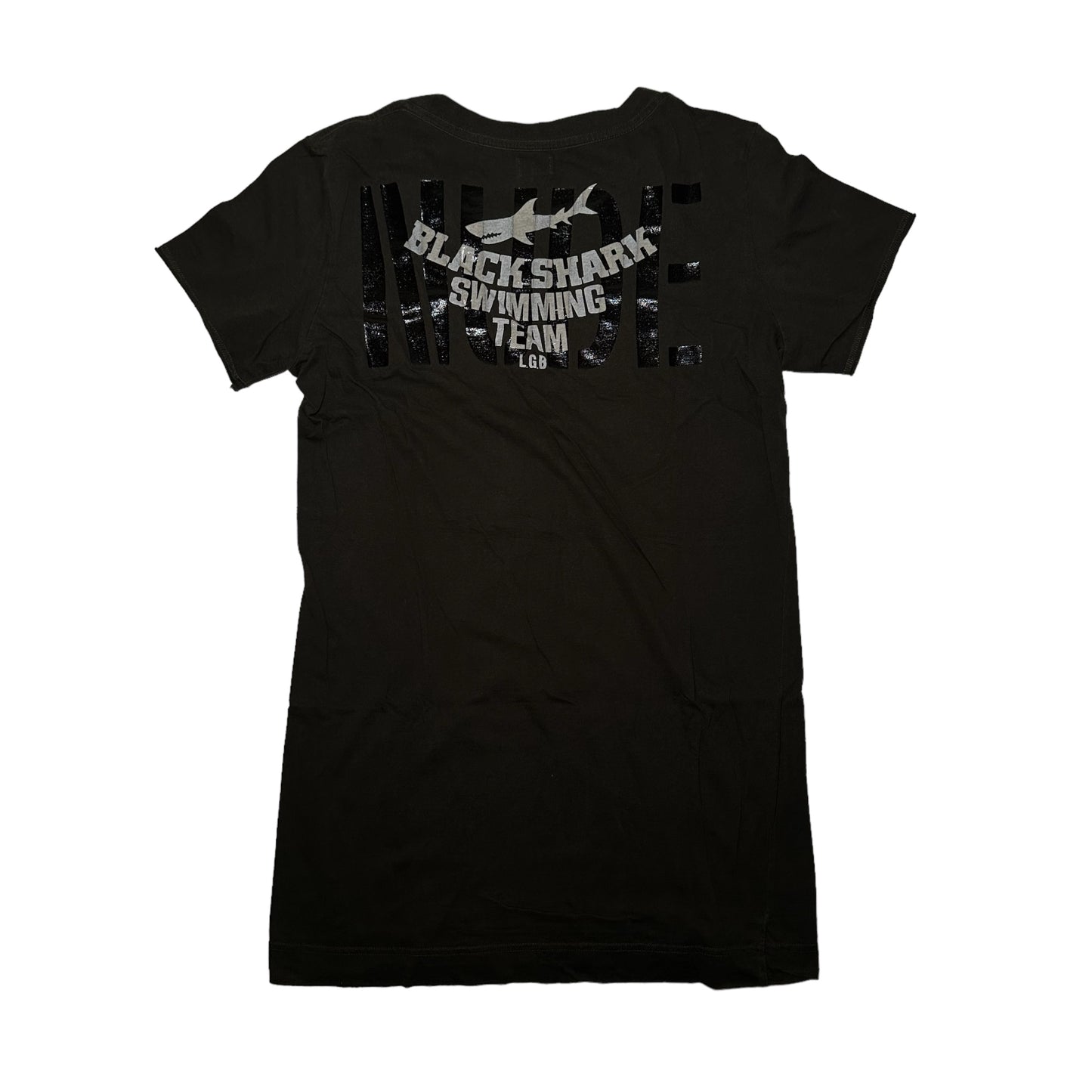 L.G.B. Squall Shark Swimming Team T-Shirt Olive