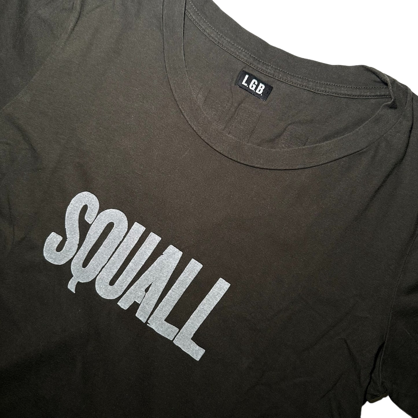 L.G.B. Squall Shark Swimming Team T-Shirt Olive