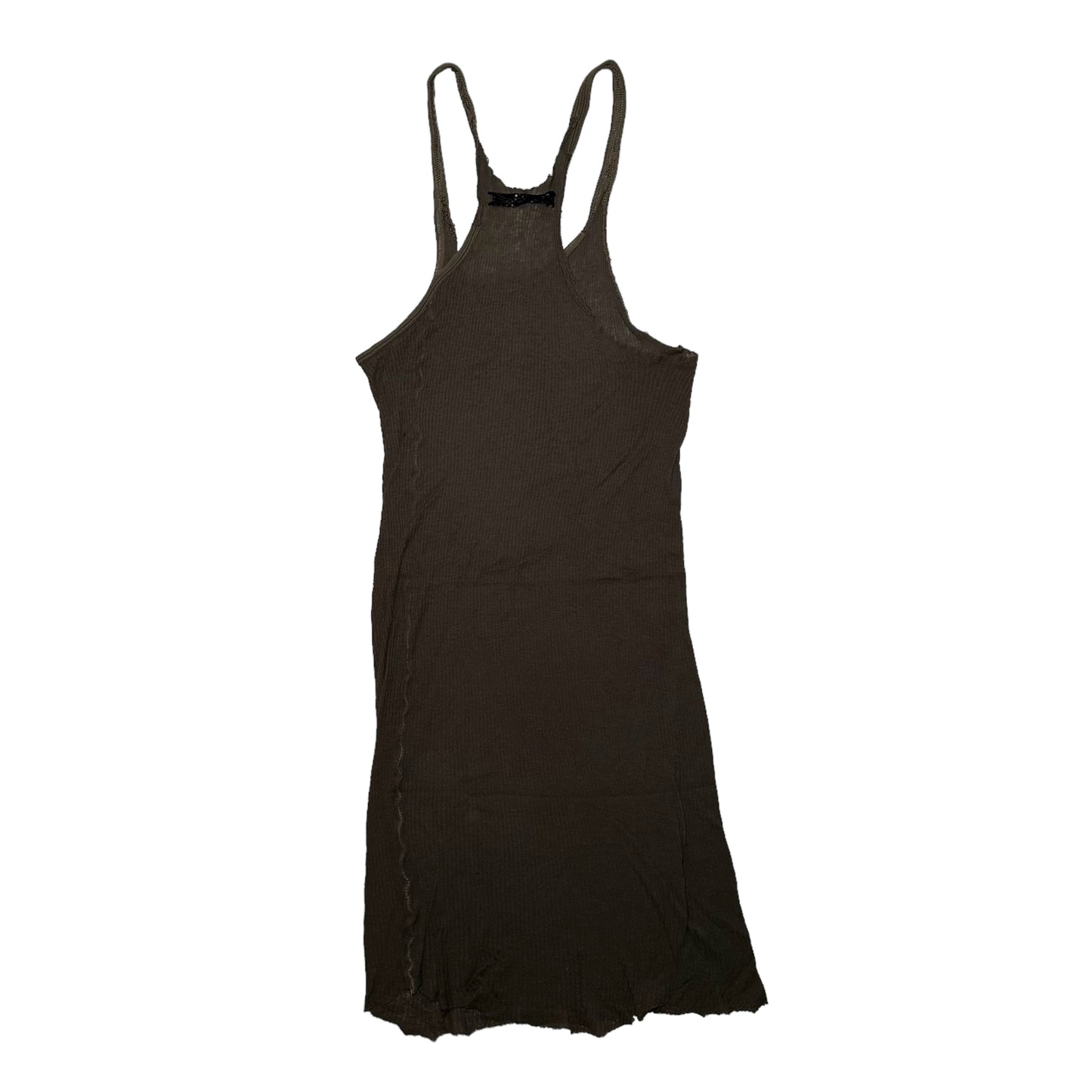 If Six Was Nine Ribbed Tank Top Dress Brown