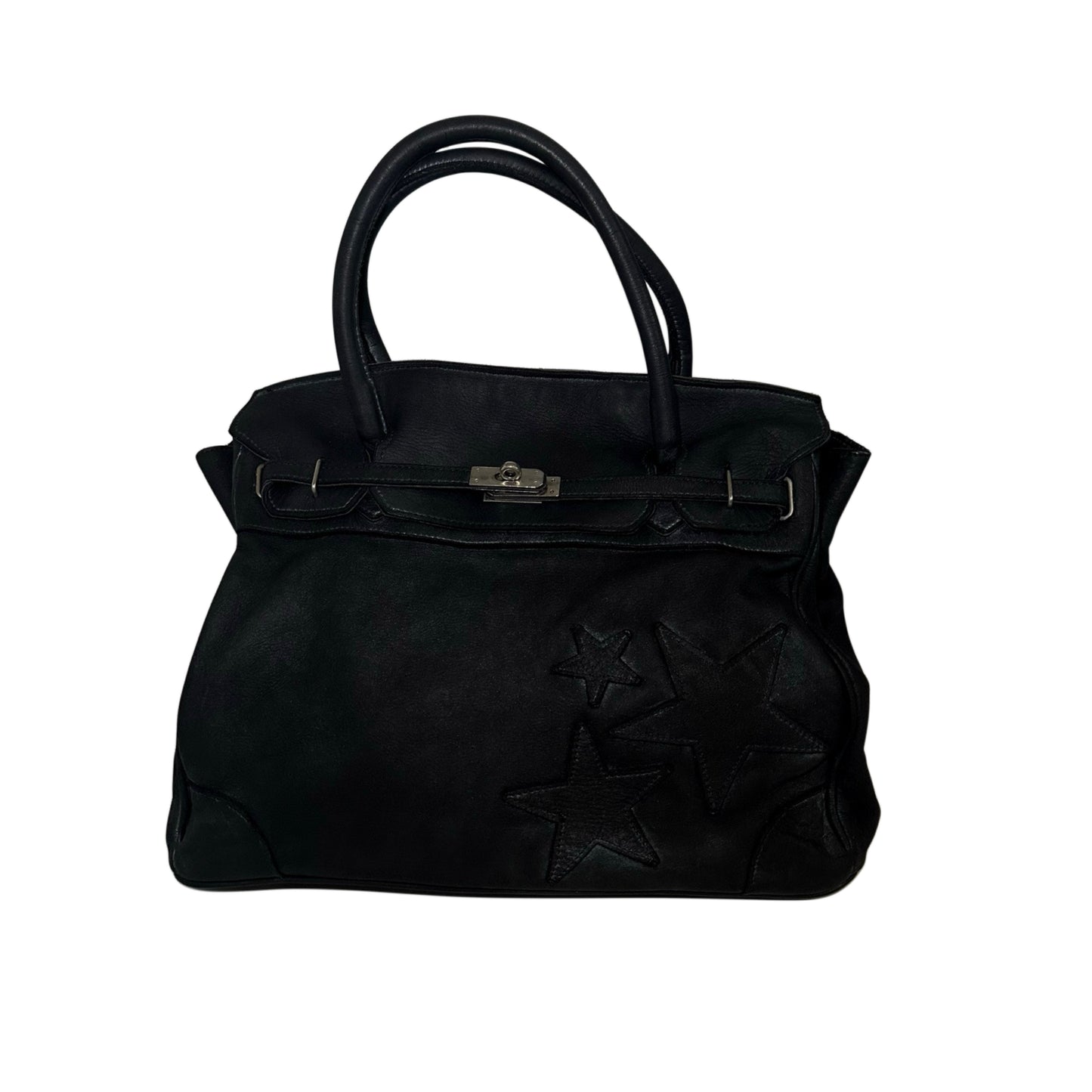 WLG Giorgio Brato Star “Birkin” Bag Black