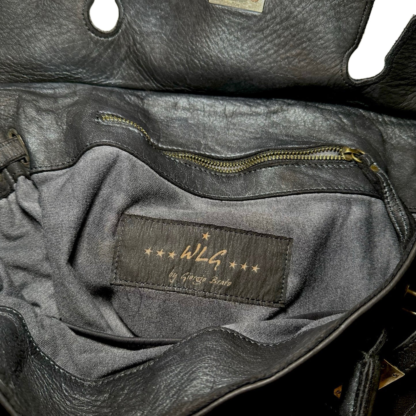 WLG Giorgio Brato Star “Birkin” Bag Black