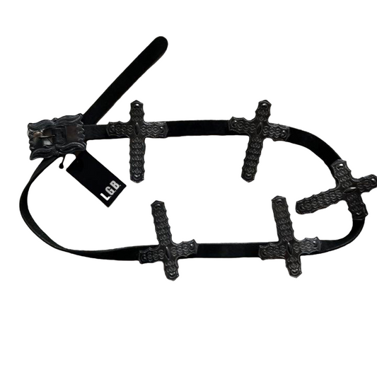 L.G.B. Crucifix Cross Belt